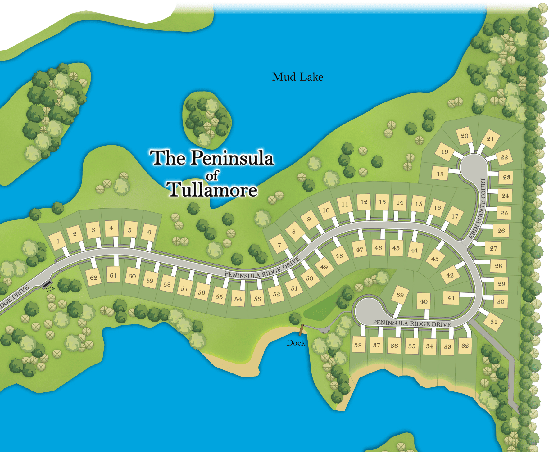 The Peninsula of Tullamore Site Plan