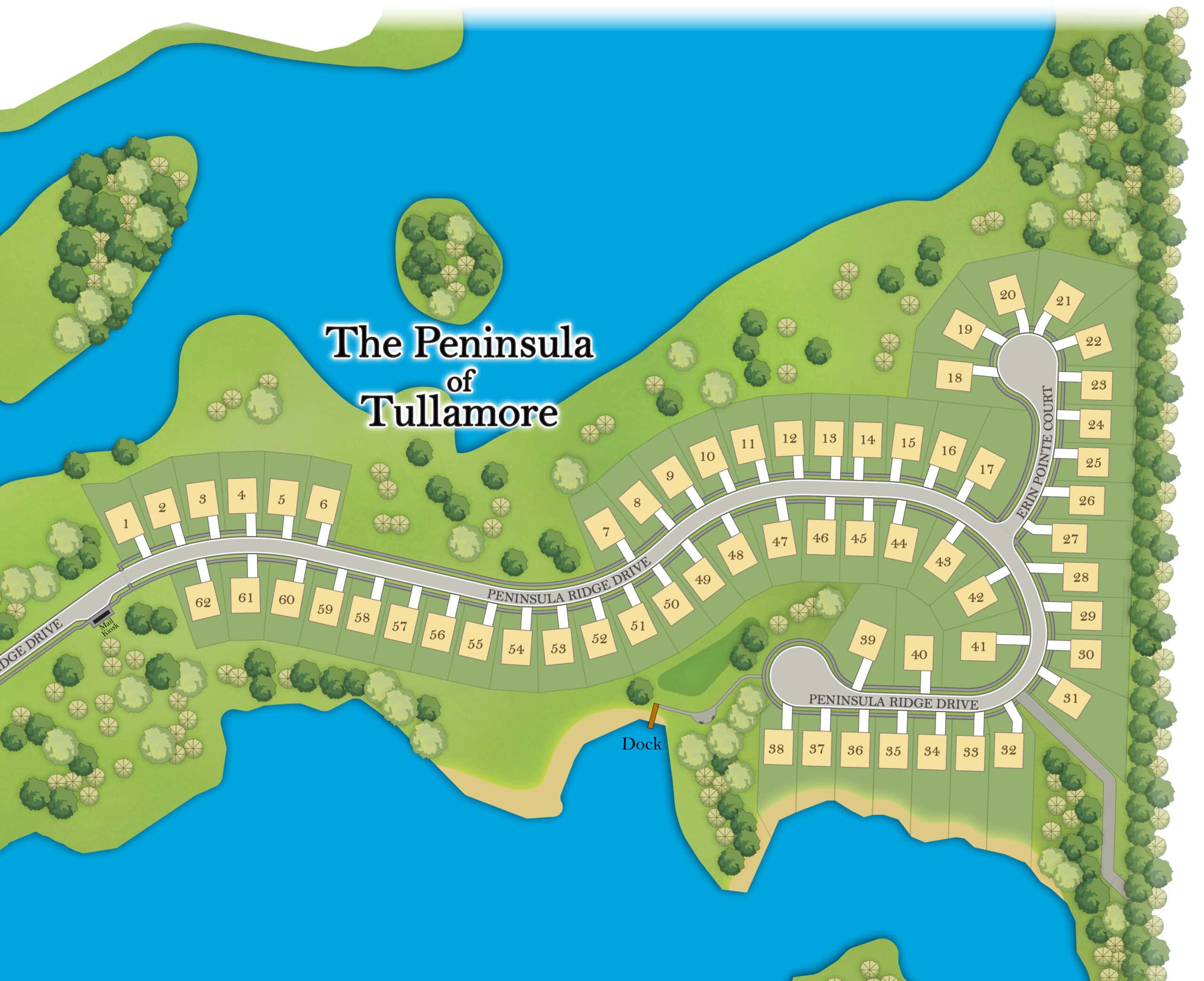 The Peninsula of Tullamore Site Plan