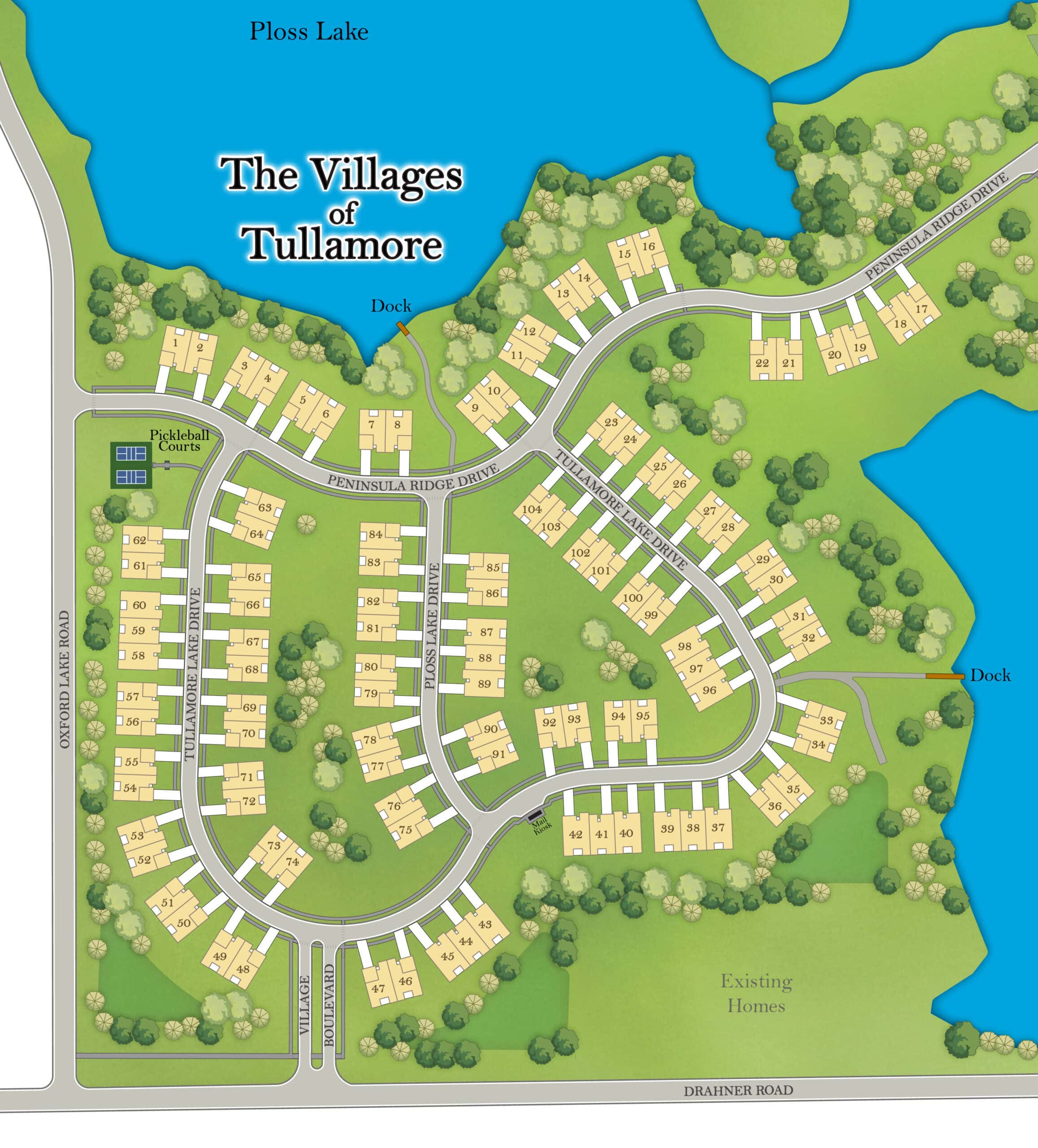The Villages of Tullamore Site Plan